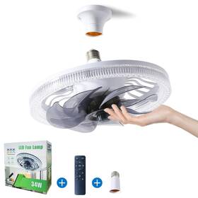 48030 Flarouch -48030 Ceiling Fans With Lights 12inch Circle Flush Mount Dimmable Led Light 1200l