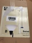 3677-01 Floor 71.5 . Black Lamp Swivel
