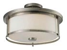 412sf16 Flush 3097834 Nickel Brushed - Id Light 3 Mount Semi Finish