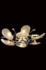 7446f27g Flush Elegant Mounts Petal Lighting Gold 6 Light Ec