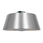 23764-bsl Flush Mount Soho Access Ceiling - Steel Lighting 3 Fixture Light
