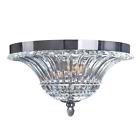 Fm1002-chr Elegant Designs Light Glass Ceiling Glacier Petal Flushmount 810241024532
