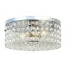 Fm1003-chr Elegant Designs Light Ellipse Chrome Round Flush Mount 810241025690