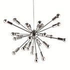 Fmi8010-23-silver Fine Mod Imports Spark Hanging Chandelier Silver 730669627811