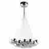 Fmi8011-silver Fine Mod Imports Cup Hanging Chandelier Silver 730669627828
