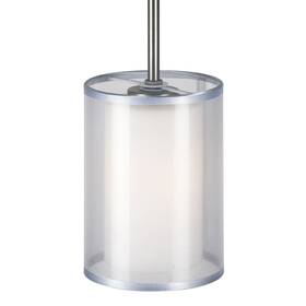2731-01-55 Forte Lighting 2731-01 Shaw 6 Inch W Mini Pendant - Nickel