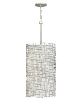Fr33108slf Fredrick Ramond Fr33108 Farrah 42 Inch Tall Single Pendant - Silver