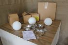 Trio2p-sc Frosted Satin - Pendant 3 Dainolite Chrome White Light Glass