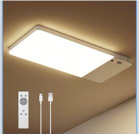 Cl06-1p Fulen Rechargeable Motion Sensor Ceiling Light 12000mah Led With Remote Control
