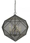 Fx-3603-4 Cal Lighting Sapelo Mesh Chandelier 201931621184