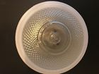 K860-15 G0079 Timely Mid Century Vintage Glass Drum Retro Ceiling Light Fixture
