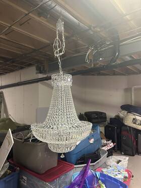 F93-cb Gallery F93-cb/870/9 French Empire Crystal Chandelier