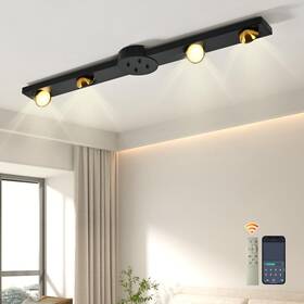 Tt-jd1602-4b Garwarm Dimmable 4-light Led Ceiling Light Fixture 31.5 In Modern Chandelier