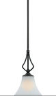 Sr1506in Gate Pendant Shade Sarah 1mini Iron Quoizel Etched Opal Glass