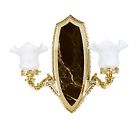 Gc-1017 Grigorian Wall Polished - Sconce Brass Marble Collection