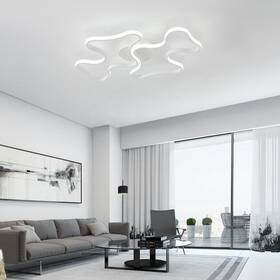 Hg-hcxlst-2971-us Gdrasuya10 Ceiling Light Modern Cloud Style Flush Mounted Led Lamp For Indoor Decoration Us