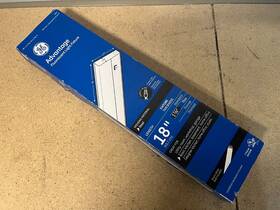 16547 Ge 043168230612 Advantage Fluorescent Light Fixture 18 Inch Steel 1 3/8 Thin