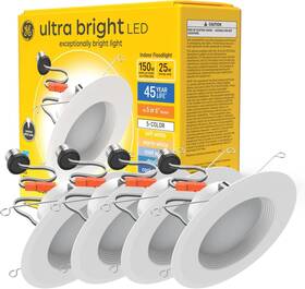 93131760 Ge Ultra Bright Led Recessed Downlight Fixture Rs6 Indoor Floodlight 6-inch M