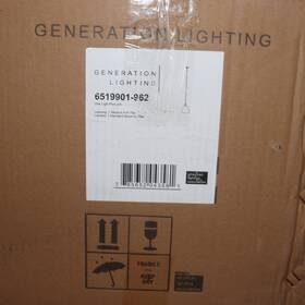 6519901-962 Generation Lighting Varus One Light Pendant Hanging Modern Fixture