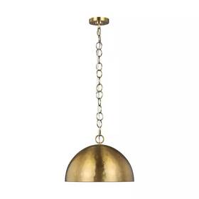 Ep1241bbs Generation Lighting Whare 1-light Burnished Brass Medium Pendant