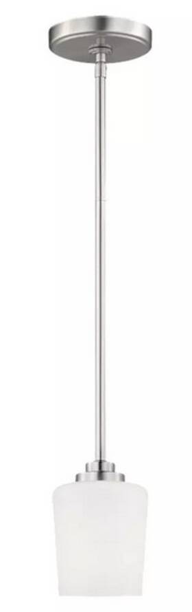 V6102801962 Generation Lighting Visual Comfort Windom 1-light Medium Pendant Light - Brushed Nickel