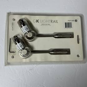 Gkth1203-084 George Kovacs 874944003065 Minka Gk Lightrail Nickel Light Fixture - New Pair