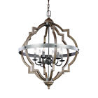 Gess Lighting Solutions Indoor 6 Light Chandelier Pendant Hanging Lamp Ceiling Fixture Home S 742889404608