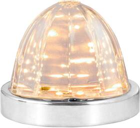 81941 Gg Grand General Amber/clear Classic Watermelon Surface Mount 18 Led Tu