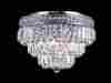 Gh10039 Dale Tiffany Bradford Flush Mount Light Fixture Chrome Tiers Of Cryst