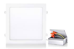 Jen-lpl-sq-24w Gianor 11 Inch 24w Ultra Thin Square Recessed Light With J-box 6000k Daylight 200w