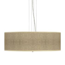17276-2j833 Giclee Gallery Burlap Print 24 Inch Wide Four Light Pendant Chandelier