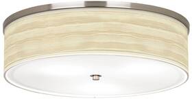 J9213-4t511 Giclee Gallery Birch Blonde Shade 20 1/4 Inch Wide Drum Ceiling Light