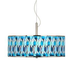 T6343-41v45 Giclee Glow Blue Tiffany-style 20 Inch Wide Pendant Light - Lamps Plus