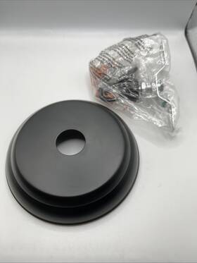 Giluta 782901495207 Light Canopy Kit Black Chandelier Mounting 5-1/8 Inch Dia Plate Ceil