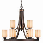Gl Home Office Designs G Lighting 9 Light Round Chandelier Glass Shades Pendant Lamp Ceiling Fixture 0742889401782