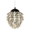 Gl70075c Bethel Clear Crystal Chrome Metal Light Fixture