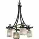 Gla-8565-30-lace-dbrz Arcadia Justice Design Veneto Luce Chandelier Dark Bronze 784689518895