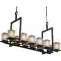 Gla-8620-26-wtfr-dbrz Montana Justice Design Veneto Luce Chandelier Dark Bronze 784689535694