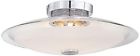 P1371 Glass Disk Style Wide Light 15 Ceiling " Possini