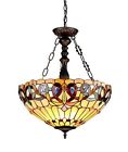 Ch33353vr18-uh3 Glass Serenity Fixture Ceiling Pendant Lamp 33353vr18-uh3 Stained Victorian