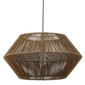 60530 Globe Electric Malay 1-light Pendant Light Natural Twine Shade Black