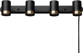 64000047 Globe 4 - Light Plug In Track Lighting Kit Black Free Shipping