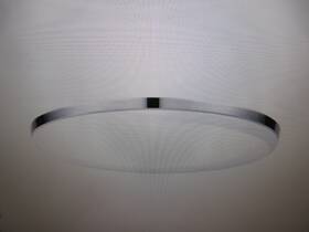 65584 Globe Electric Ellington 28 Watt Chrome Integrated Led Ceiling Flush Mount
