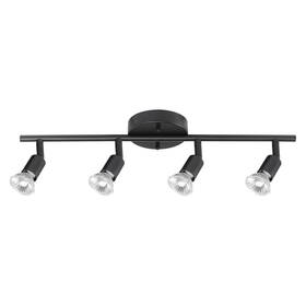 59354 Globe Electric Payton 4light Track Lighting Matte Black