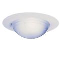 172pn Globe Polymer 2 Trim Shower White Halo " 6 Ring Frosted