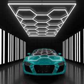 Ql-zt6028-cc Gneng Led Hexagon Lights - Larger Size Hex 6500k Cool White Light 556w 66720