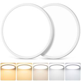 62429508-01 Gobright 12 Inch 3200lm Led Flush Mount Ceiling Lights 2-pack 24w Light Fixtures