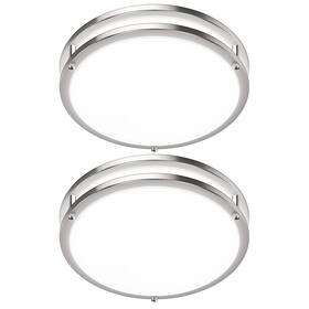 Pr305m-cl02-36w120-3cct Gobright Pr305m-cl02-36w120-3cct/s 2-pack 36w Led Ceiling Light Fixture 450w Equiv 12in Modern Flush Mount Ce