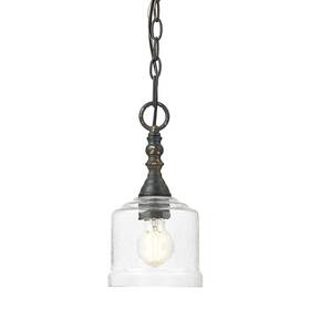 0806-m1l Golden Lighting Hwg Keating 6 Inch W Mini Pendant - Off White