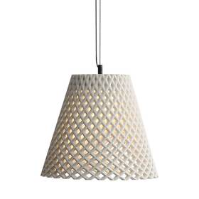 2419-14 Golden Lighting Clarus 14 Inch W Pendant - White Sandstone Cement